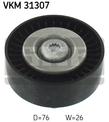 Vratná/vodiaca kladka rebrovaného klinového remeňa SKF (VKM 31307)